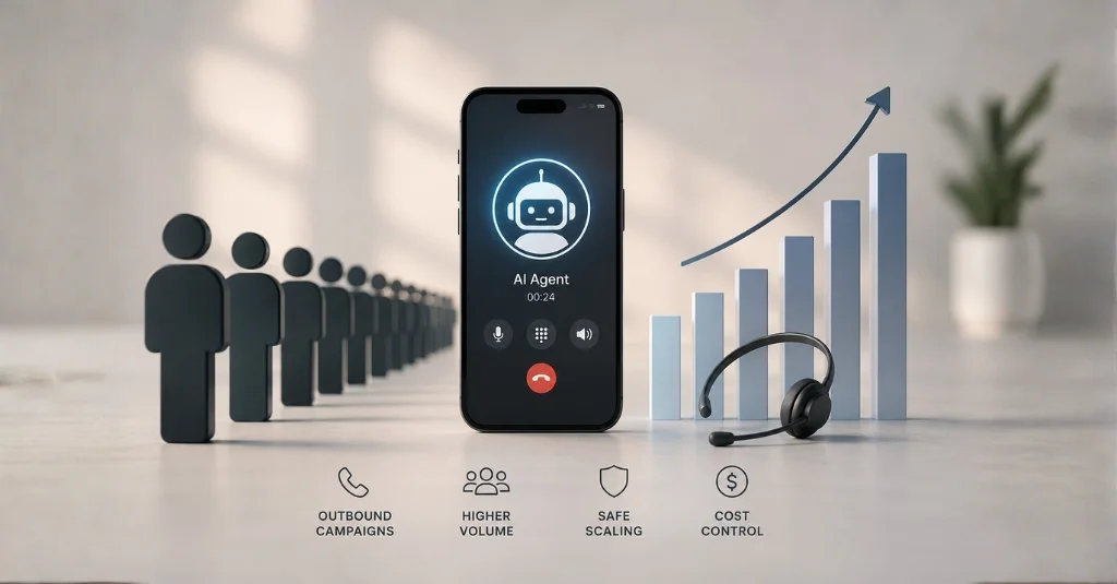 Call-Volume-Planung für AI Phone Agents: Outbound-Kampagnen sicher skalieren