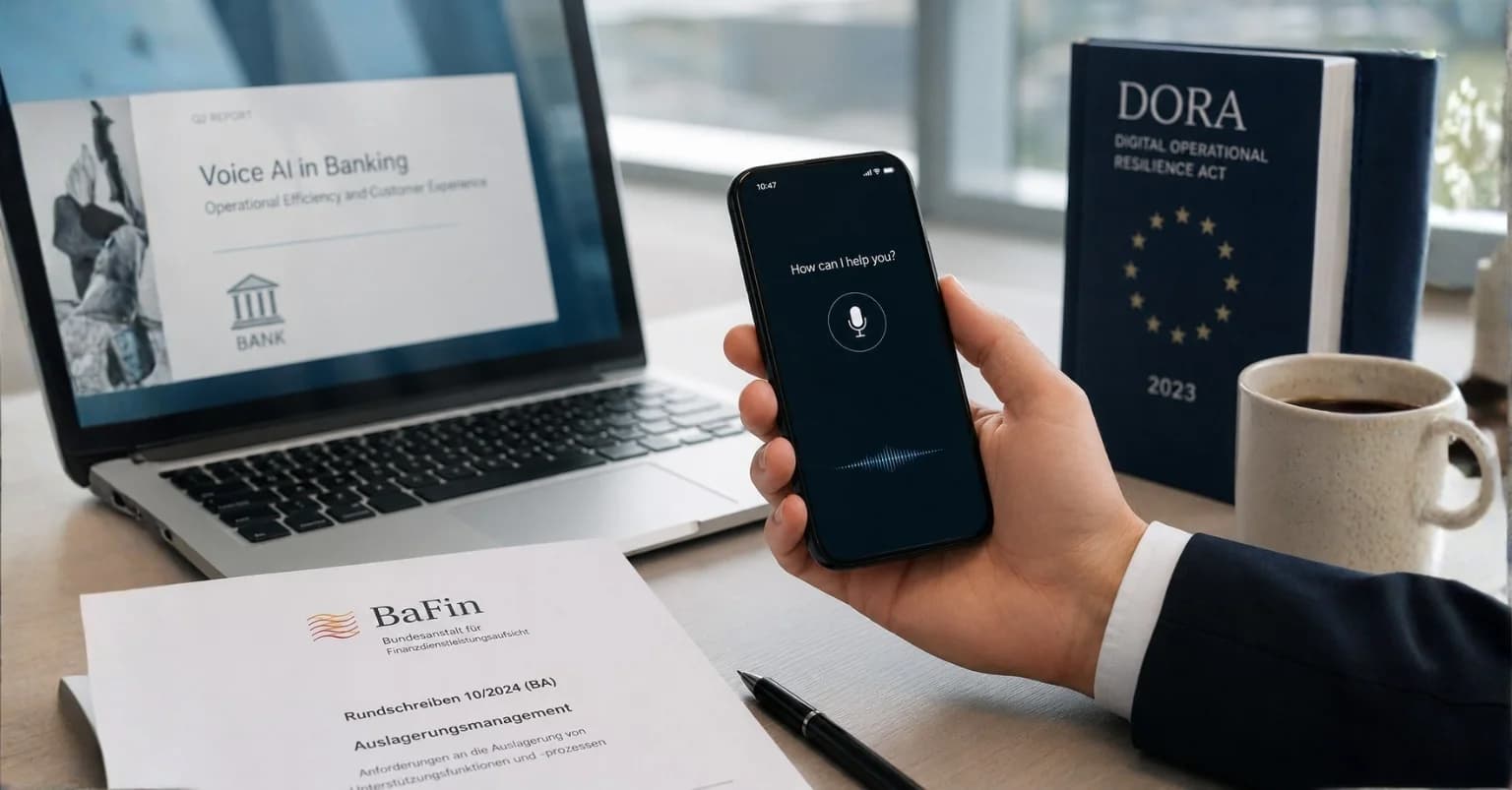 Voice AI in Banken: BaFin-Orientierungshilfe & DORA