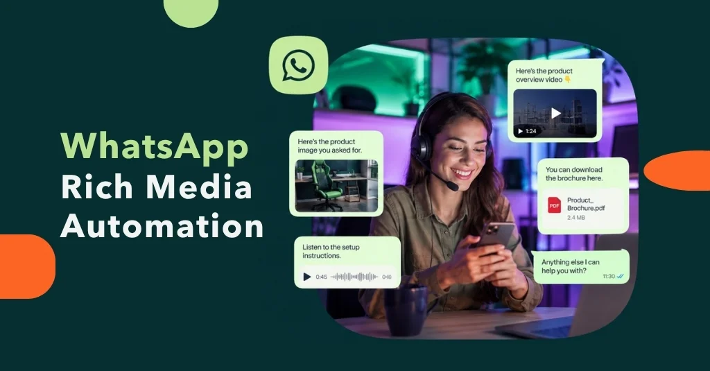 WhatsApp Rich Media automatisieren: Bilder, Audio, Video und Dokumente